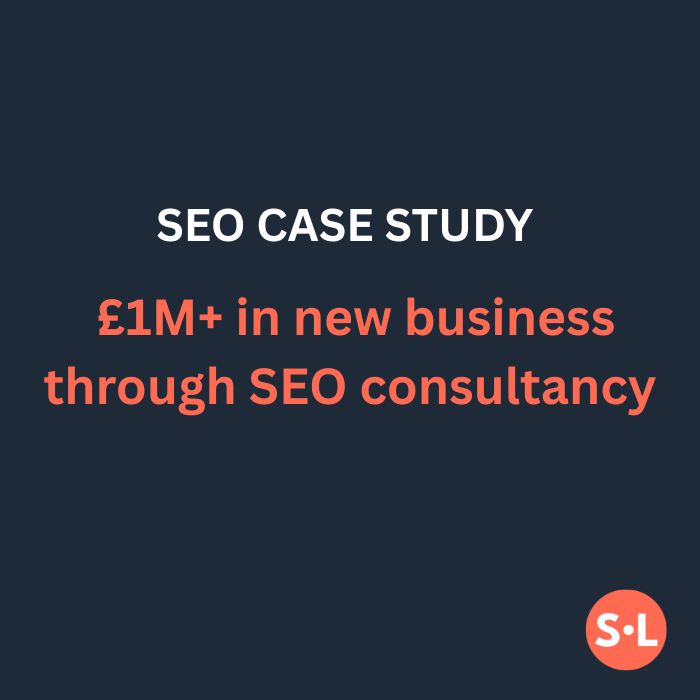 graphic for seo case study of manufacturing company by Spotlight Lane in Nottingham